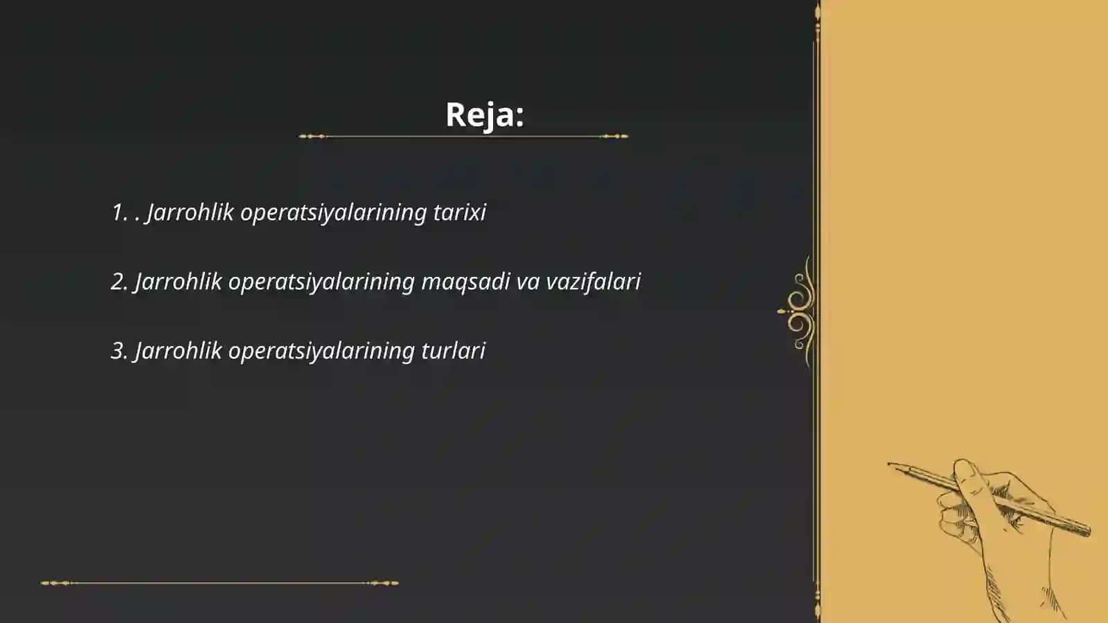 Jarrohlik operatsiyalari turlari 2
