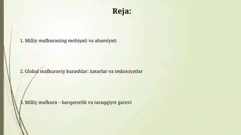 Mafkuraviy kurashlar ochiq dars 2