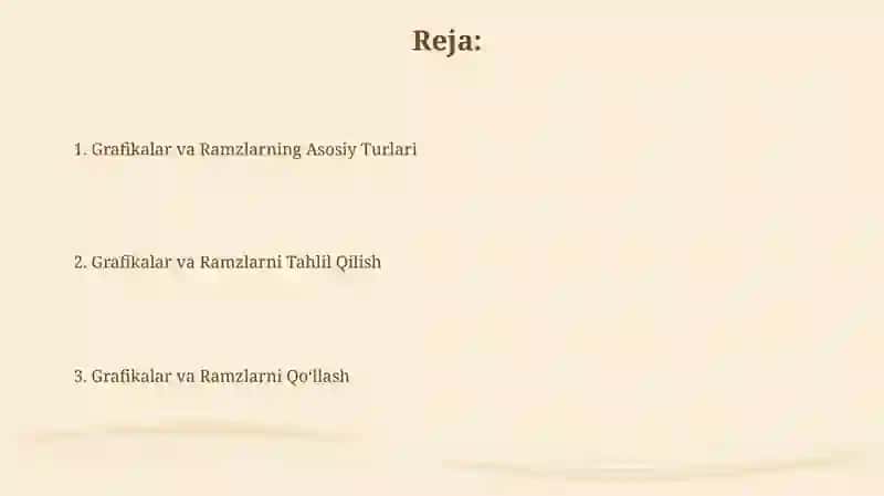 Grafikalar va Ramzlarning Asosiy Turlari 2