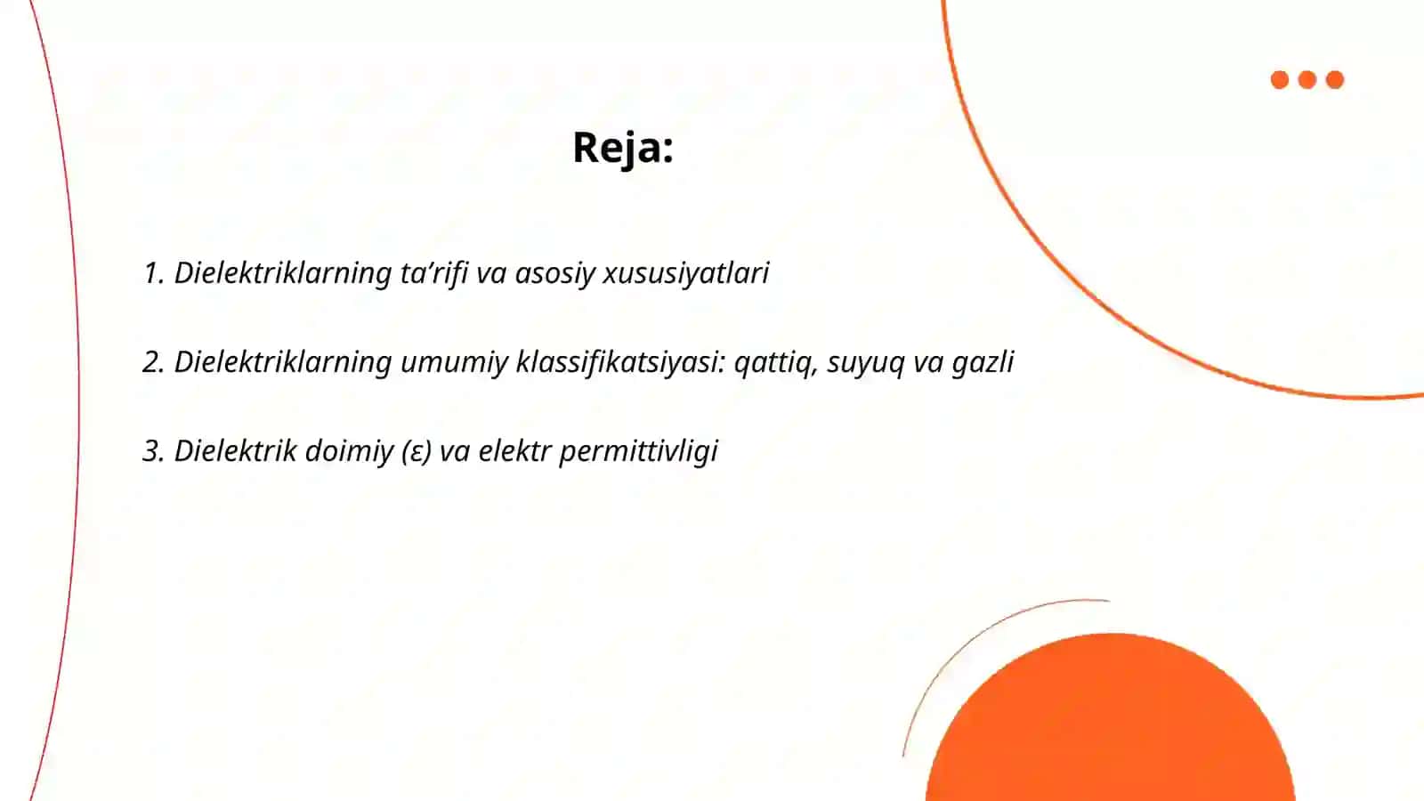 Dielektriklar va ularning turlari 2