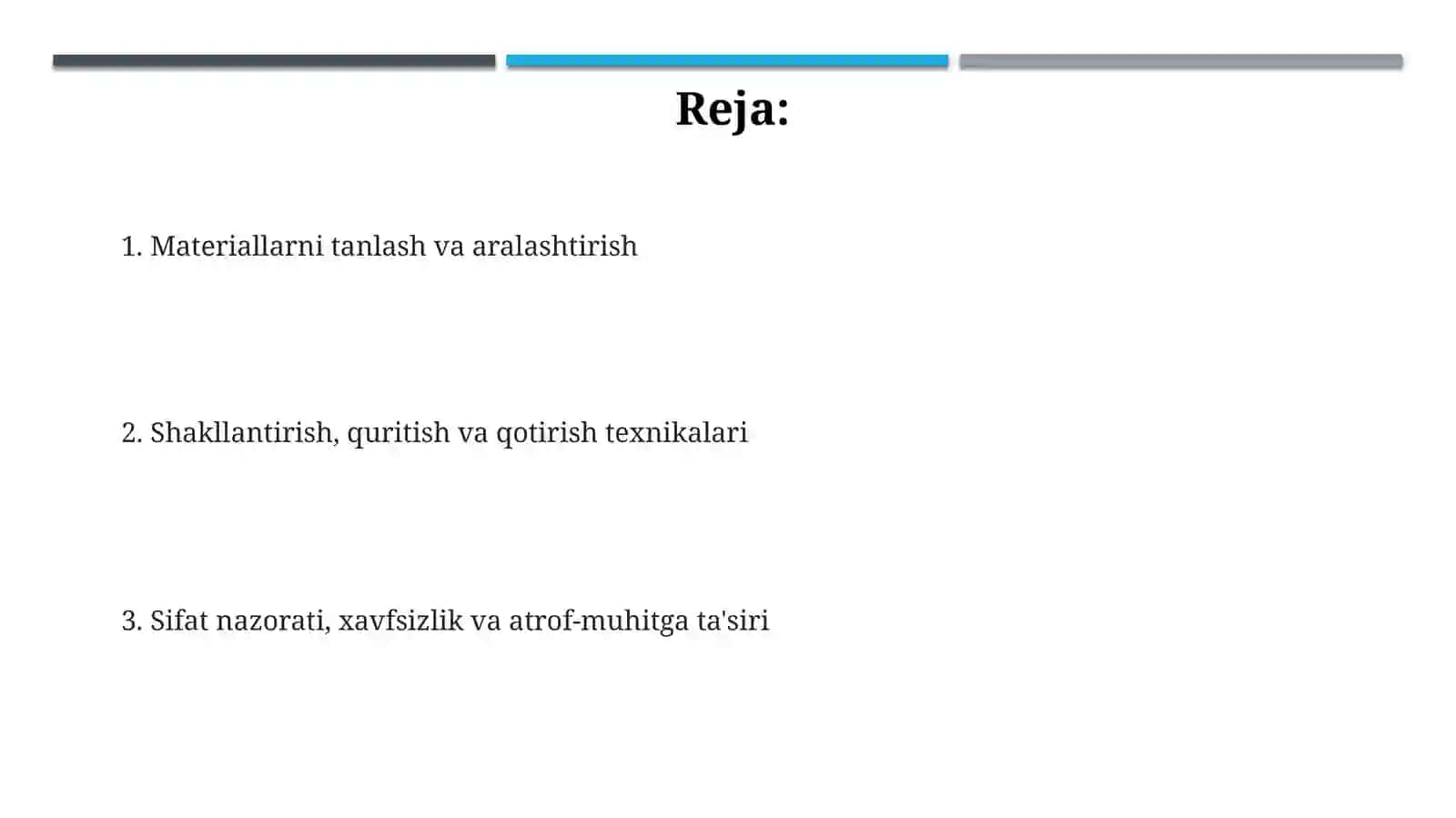 Polimer kompozitsiyasini tayyorlash texnologiyasi 2