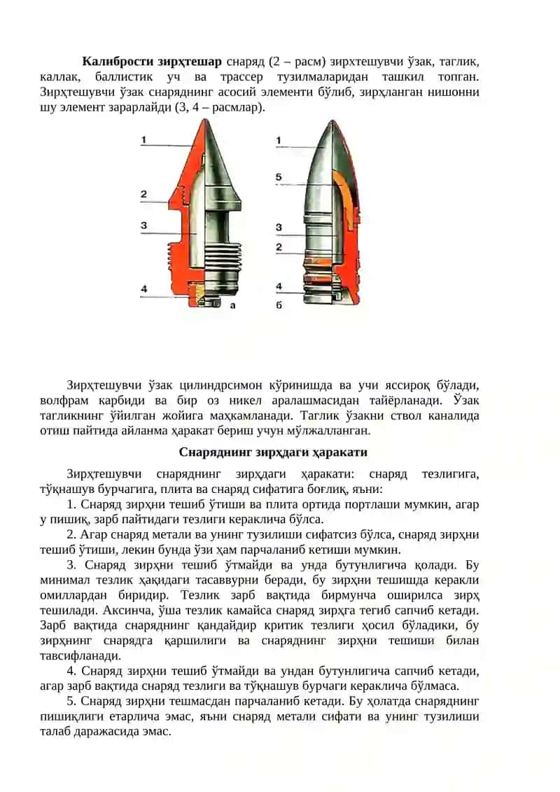 4- мавзу: Артиллерия снарядлари 2