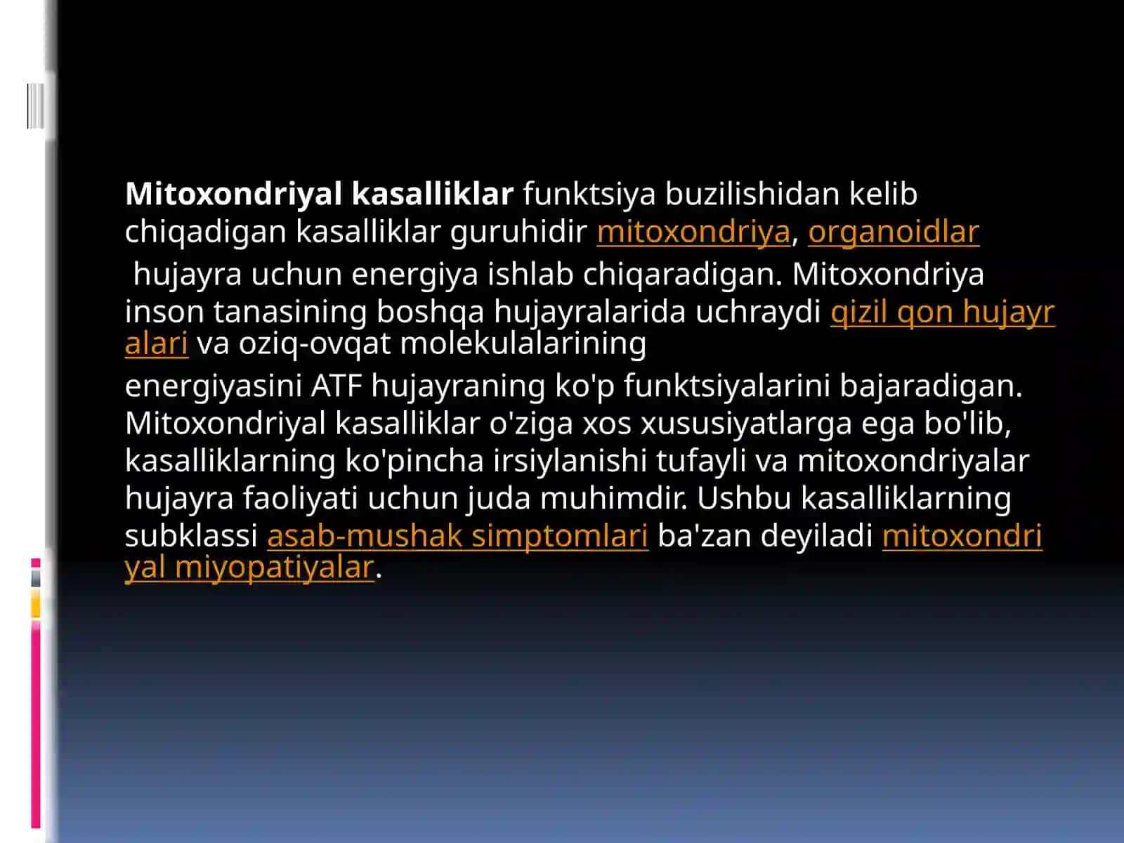 Mitoxondriya kasalliklari 2
