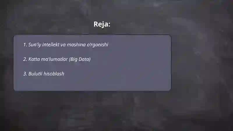 Texnologiyalar 2