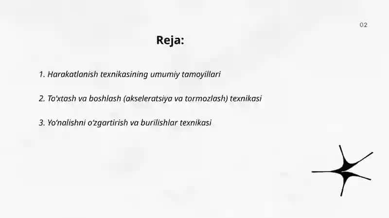 Futbolda harakatlanish texnikasiga o'rgatish 2