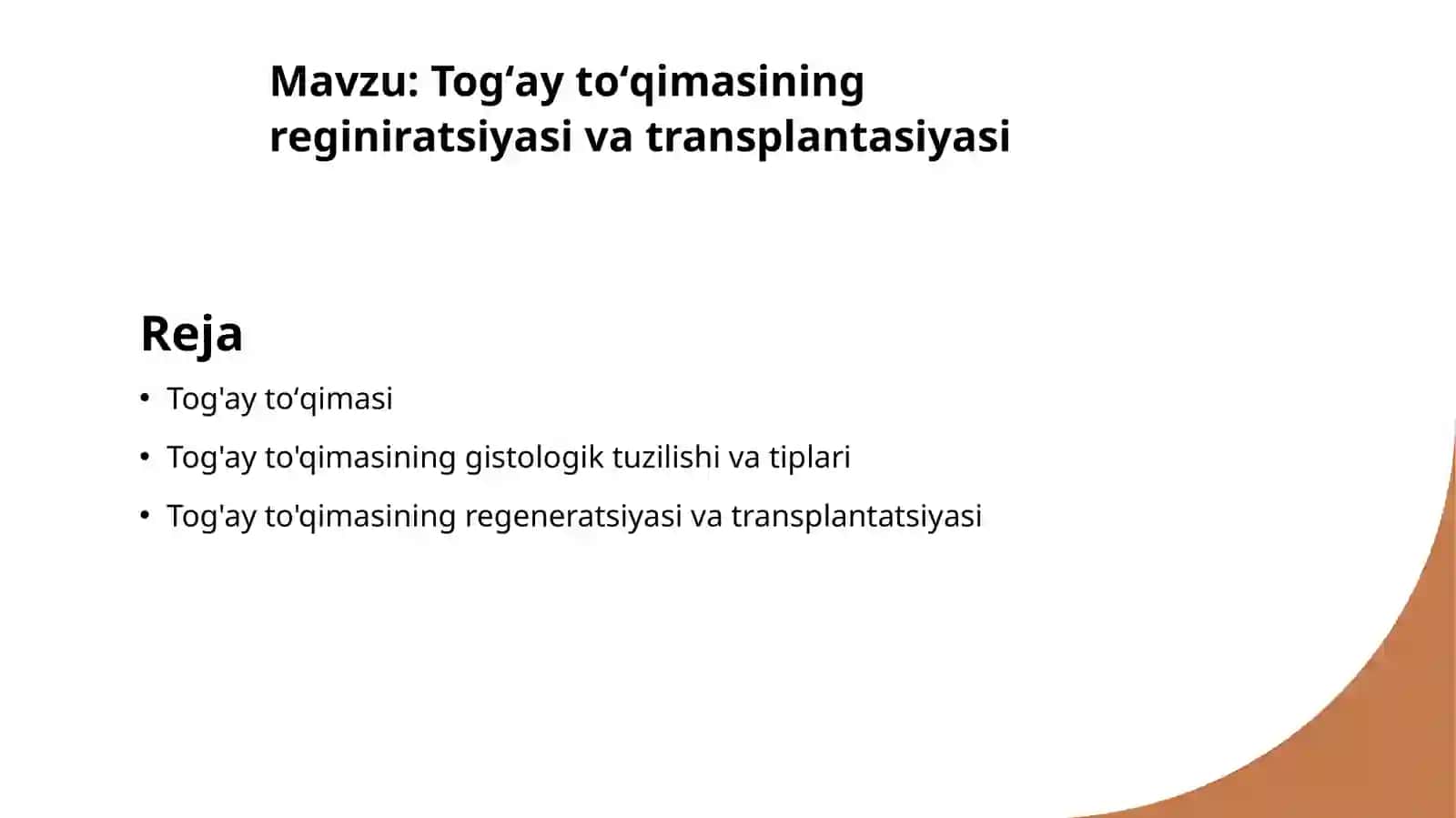 Gistologiya va Tibbiy Biologiya 2