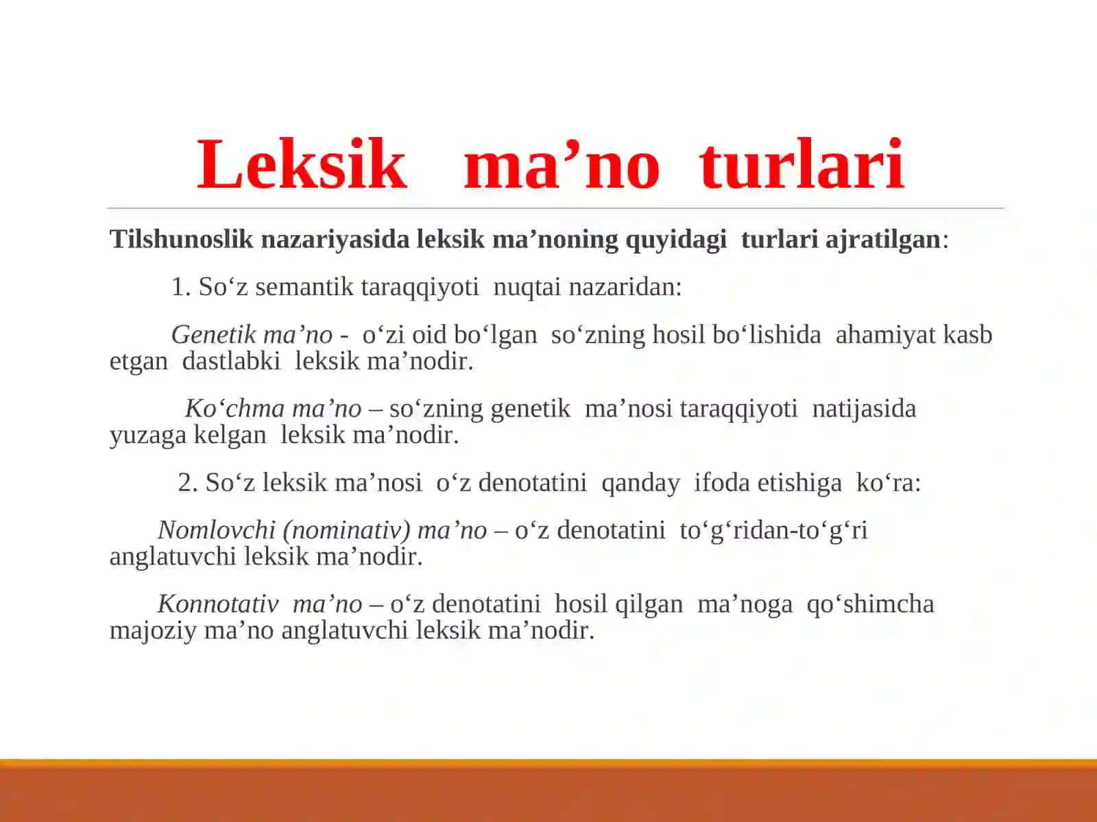 Lеksеmаning sеmаnik tаrkibi 2