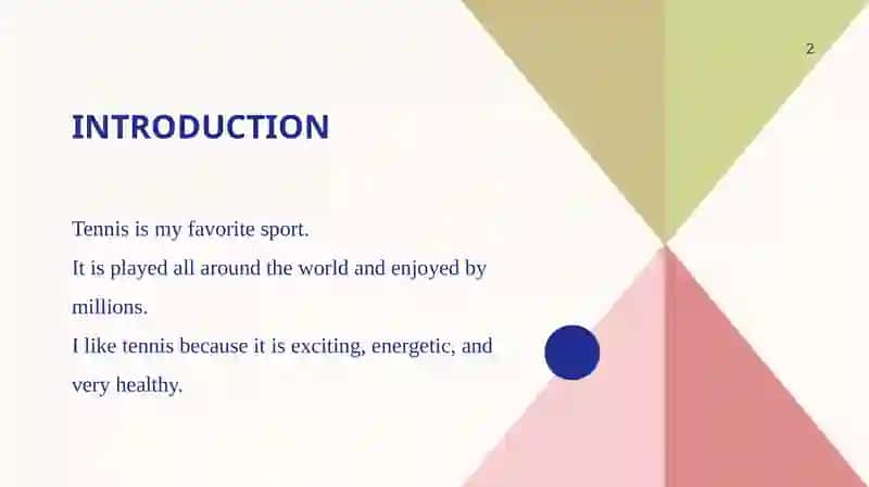 My Favorite Sport: Tennis 2