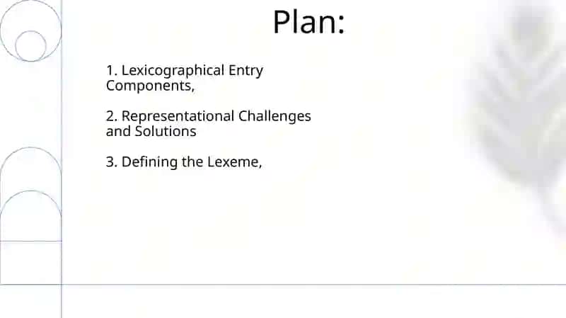 Lexeme and its Integral Lexicography Representation 2