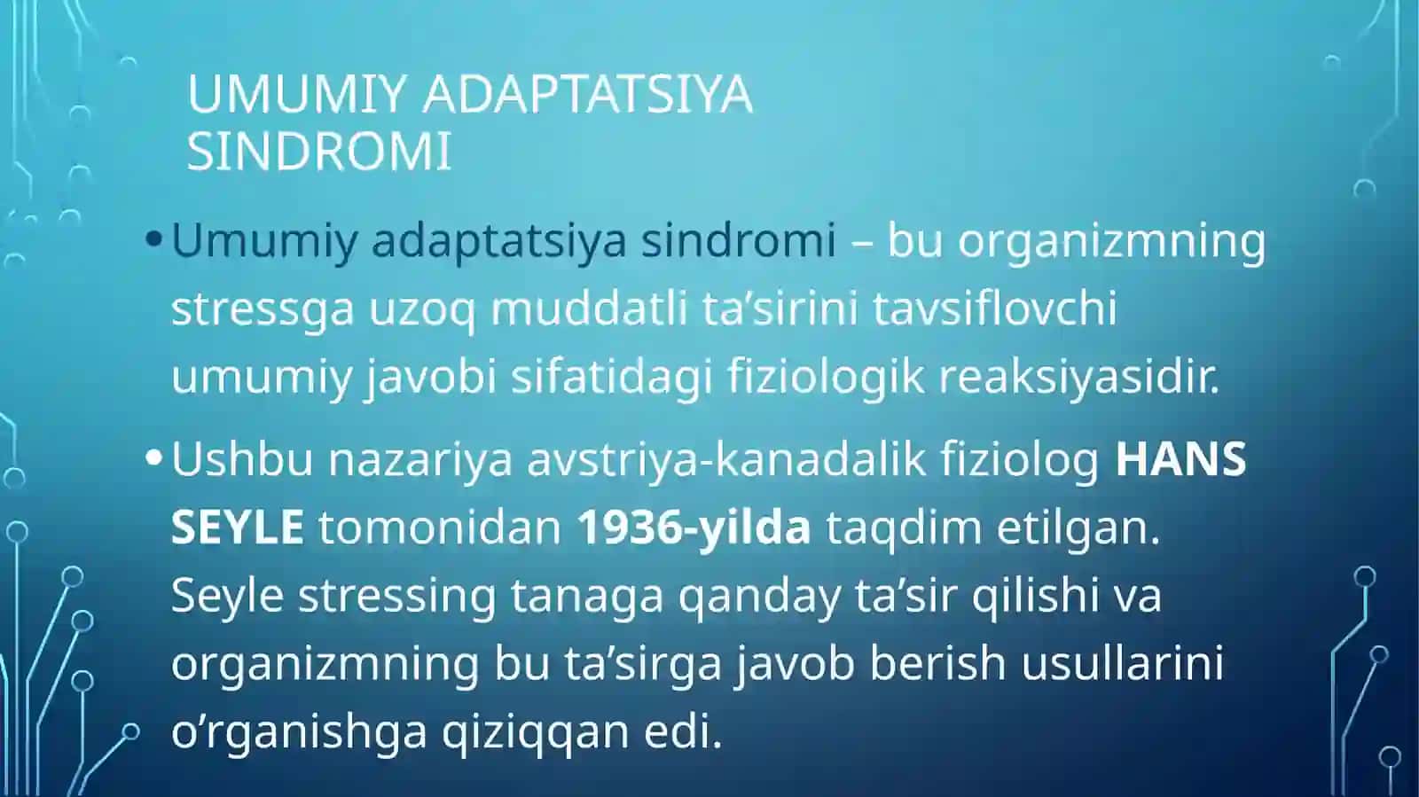 Umumiy adaptatsiya sindromi 2
