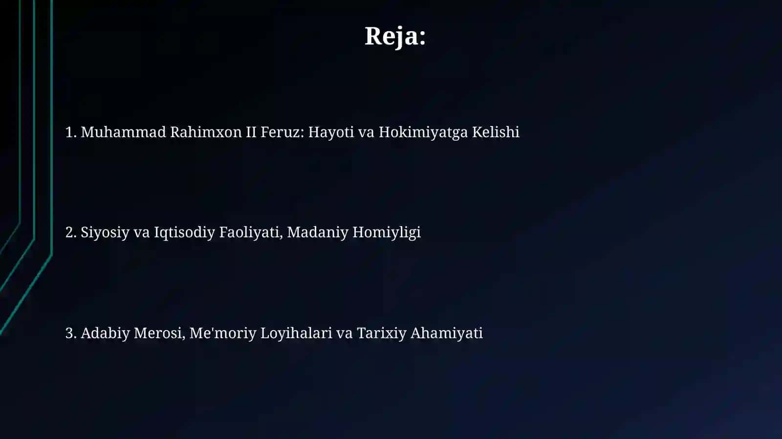 Muhammad Rahimxon II Feruz: Hayoti va Hokimiyatga Kelishi 2