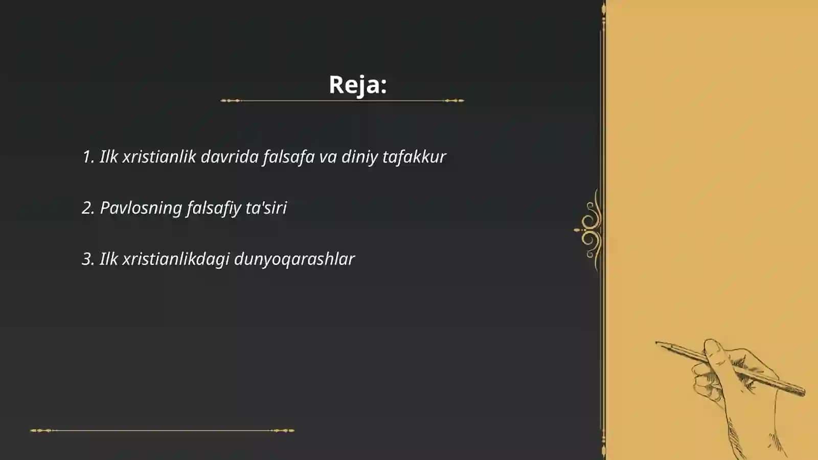 Ilk xristianlik tarixi falsafasi 2