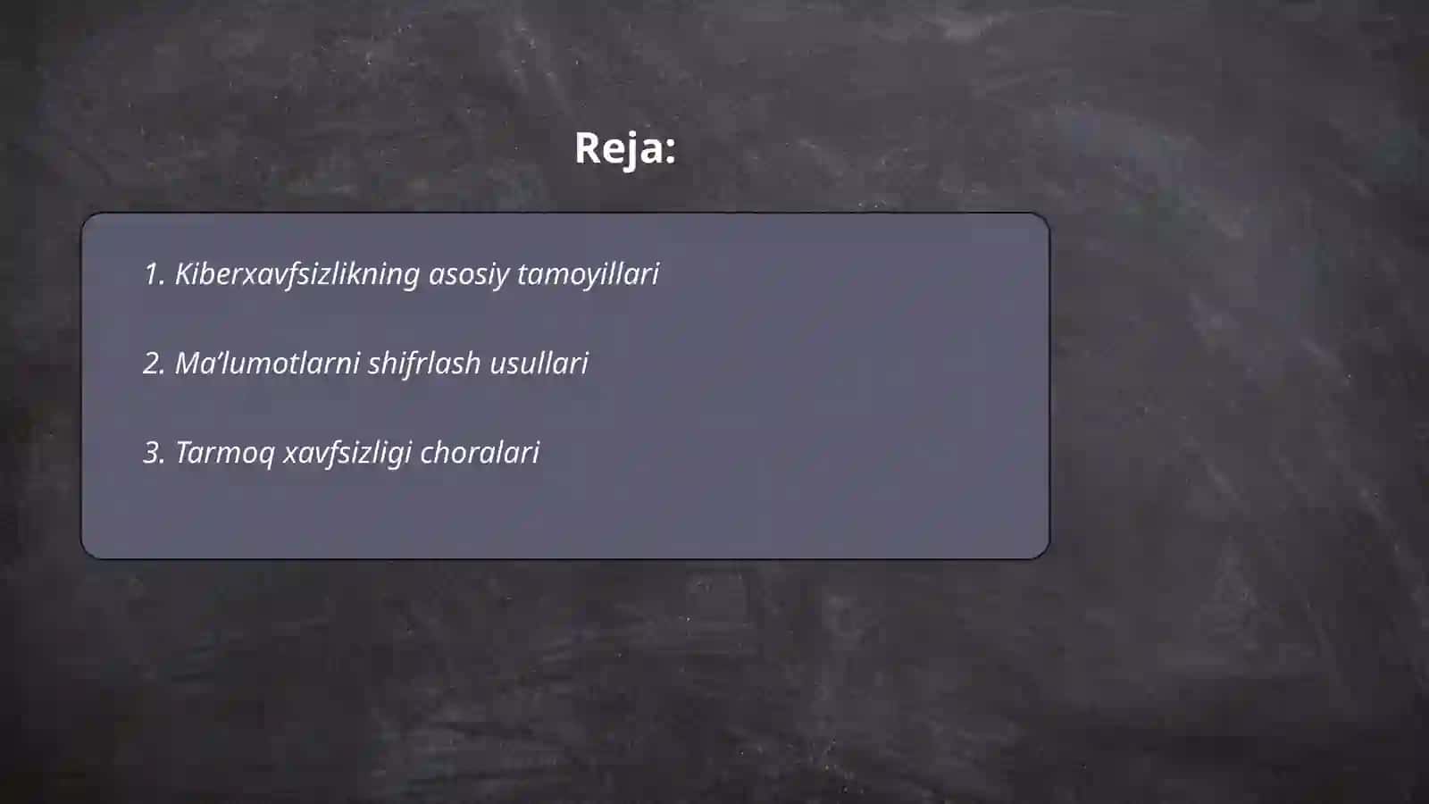 Kiberxavfsizlik 2