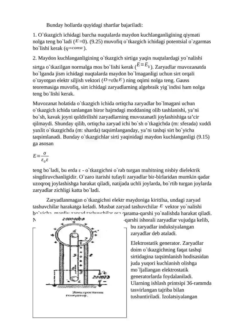 Elеktr o`tkazgichlar 2