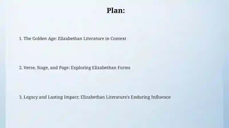 The Golden Age: Elizabethan Literature in Context 2