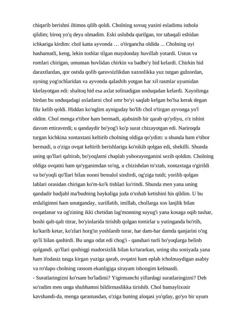 Maymun yetaklagan odam (hikoya) 2