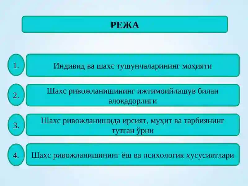 Индивид ва шахс тушунчаларининг моҳияти 2
