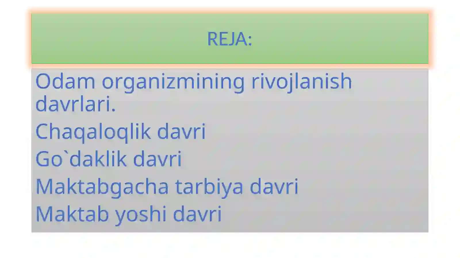 Bolaningo`sishivarivojlanishi 2