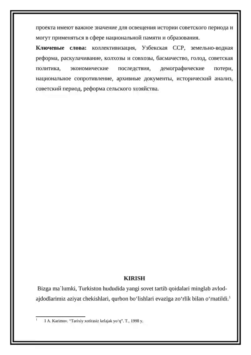 Jamoatlashtirish mavzusida tezis loyihasi 2