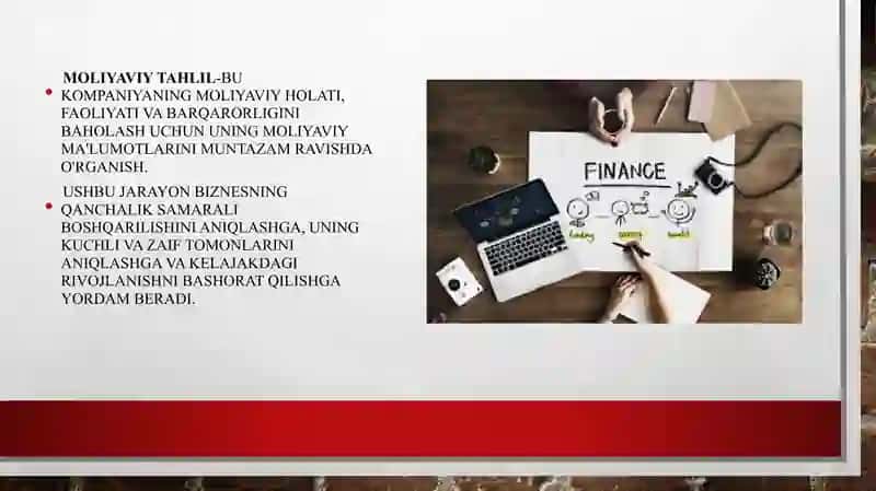 Mehmonxonalarning moliyaviy tahligi 2