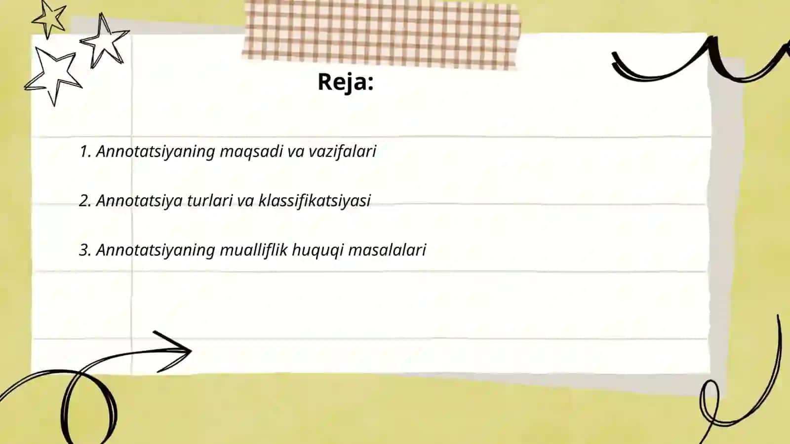 Annotatsiya nima 2