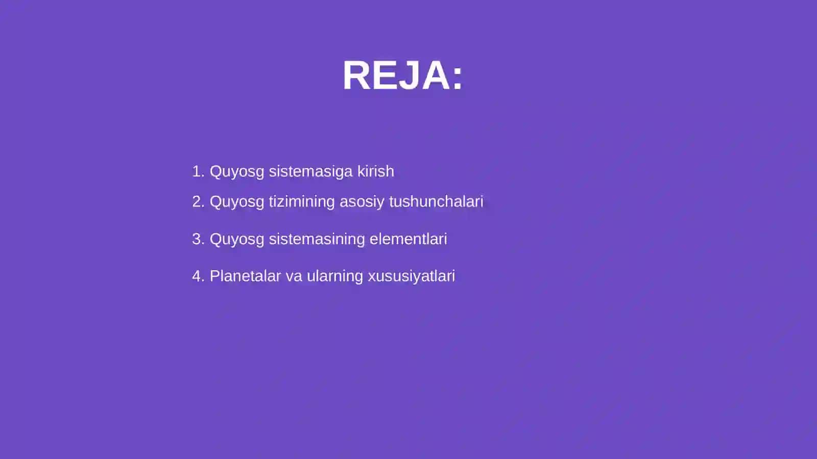Quyosg sistemasi 2
