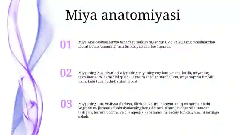 Miyya Va Uning Xususiyatlari 2