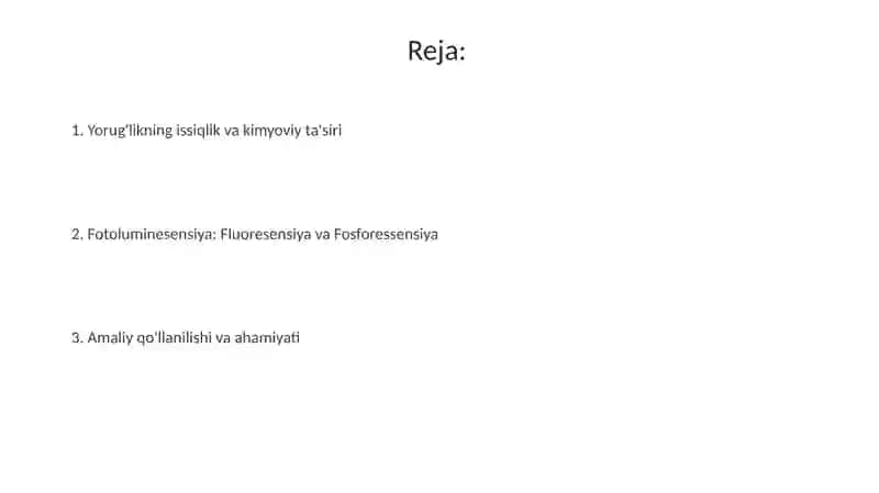 Yorug'likning issiqlik va kimyoviy ta'siri 2