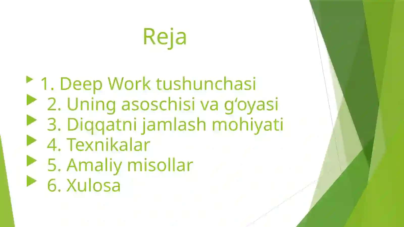 Deep Work (Chuqur ish) tamoyili va diqqatni jamlash texnikalari 2