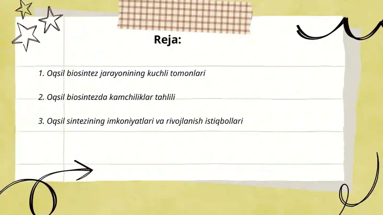 Oqsil biosintez jarayoni 2