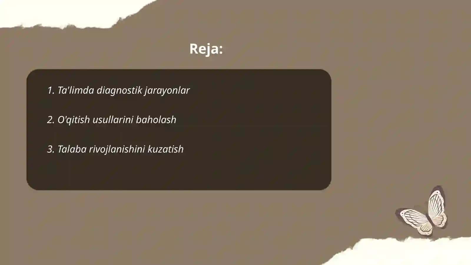 Aedogogik diagnostika va diagnoslash 2