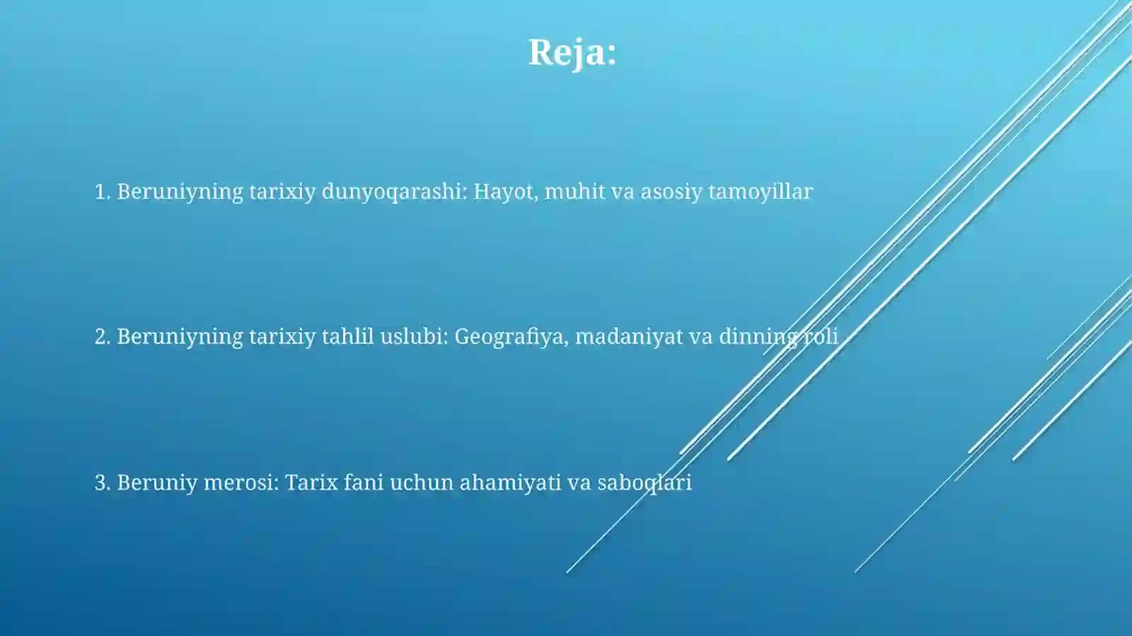 Beruniyning tarixiy falsafasi 2