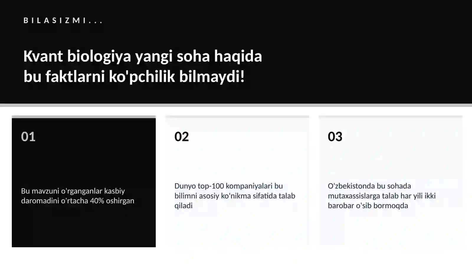 Kvant biologiya yangi soha 2