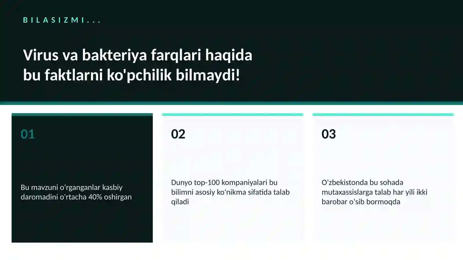 Virus va bakteriya farqlari 2