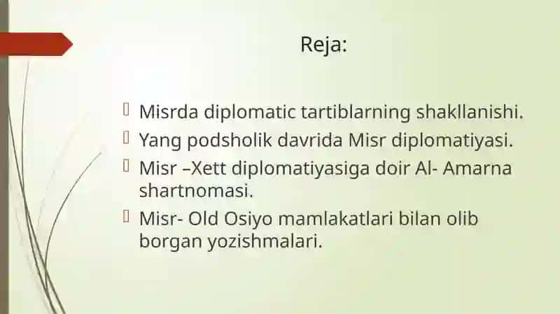 Qadimgi Misr diplomatiyasi 2