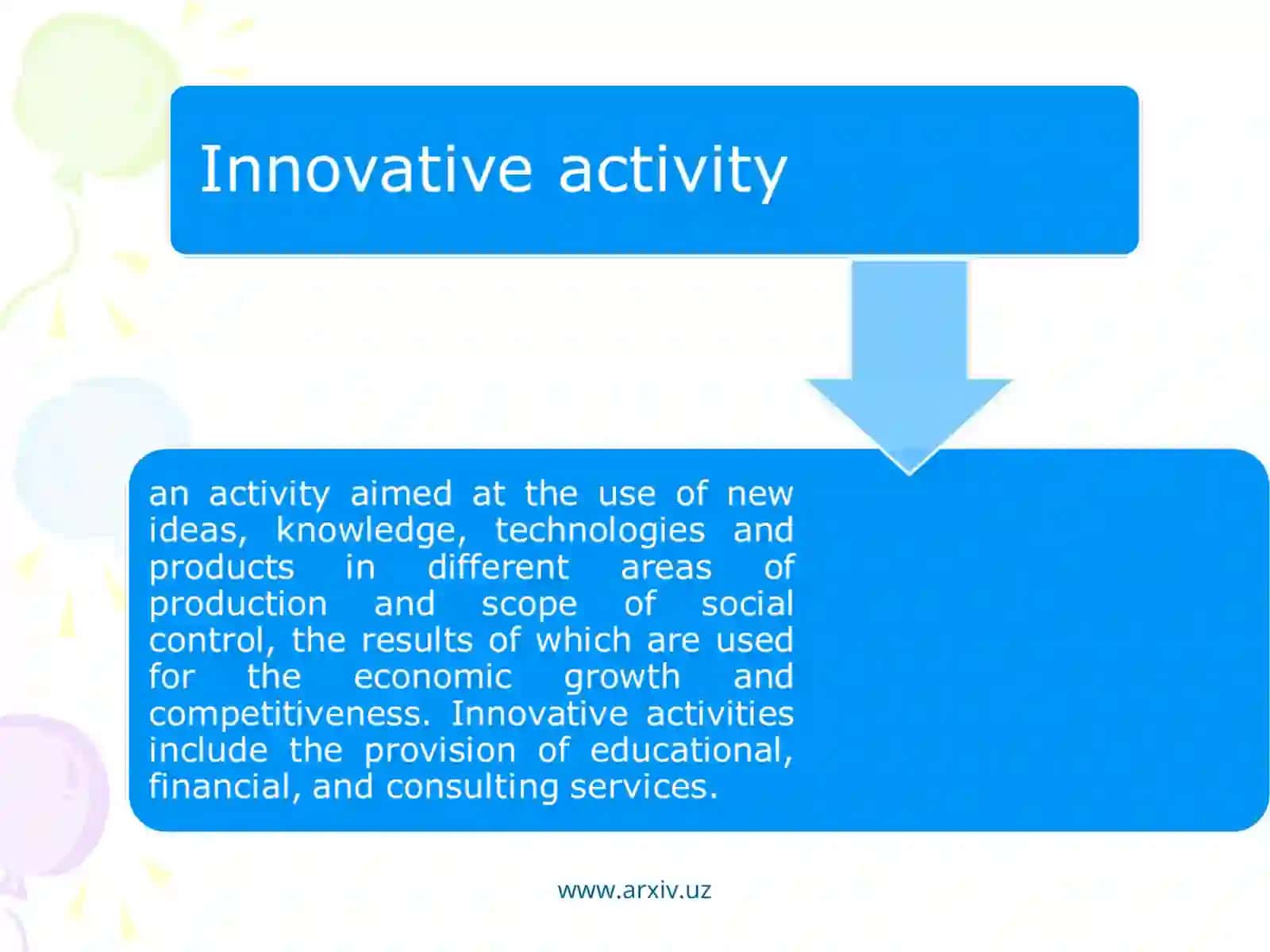 Financing innovation activities 2