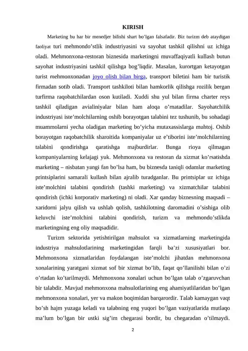 Marketing va sotuvlar 2