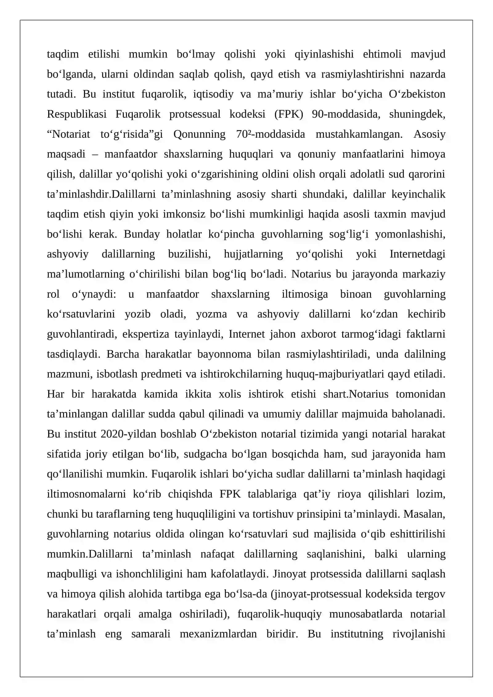 Dalillarni ta’minlash 2