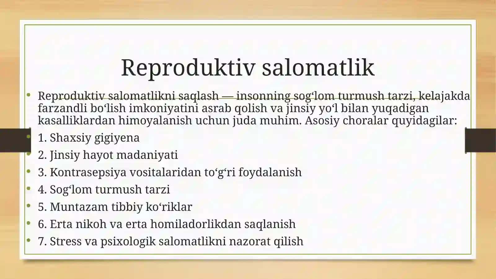 Reproduktivsalomatlik 2