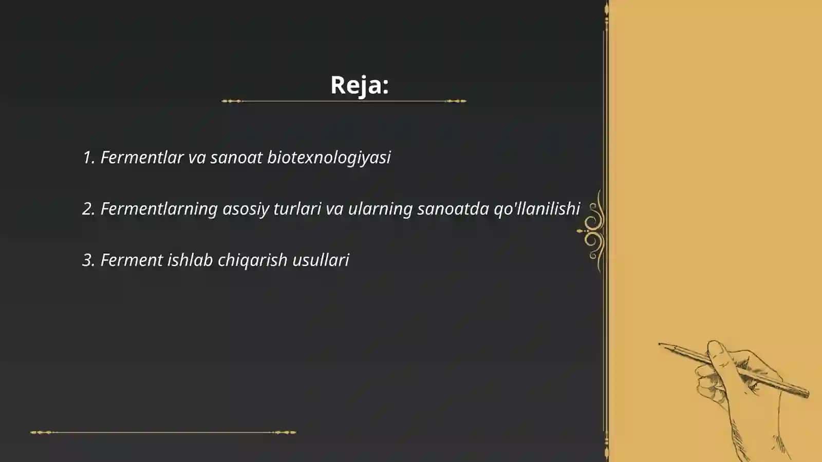 Fermentlar va sanoat biotexnologiyasi 2