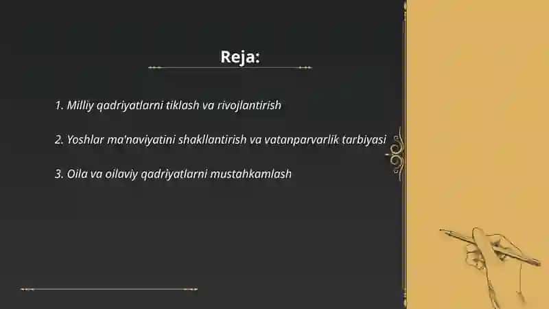 Ma'naviy oʻzgarishlar 2