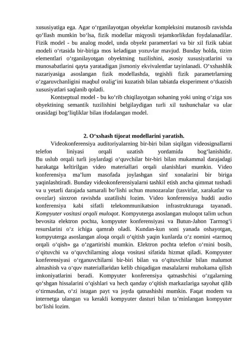 Case tizimlar. Rational Unified Process modeli. 2