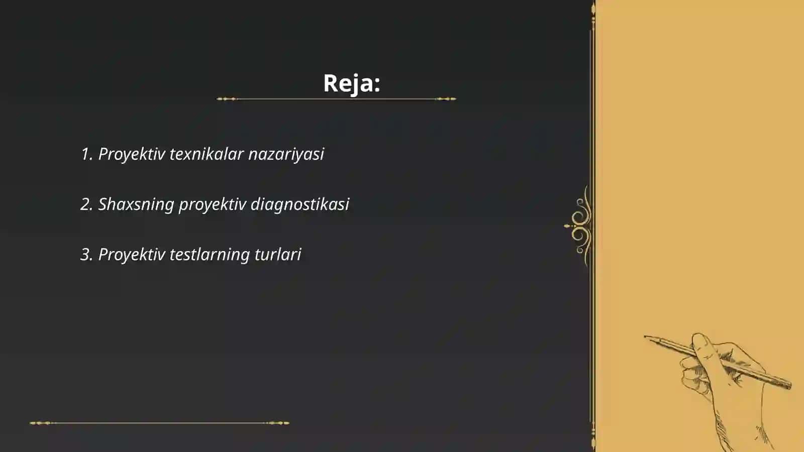Proyektiv Psixodiagnostika 2