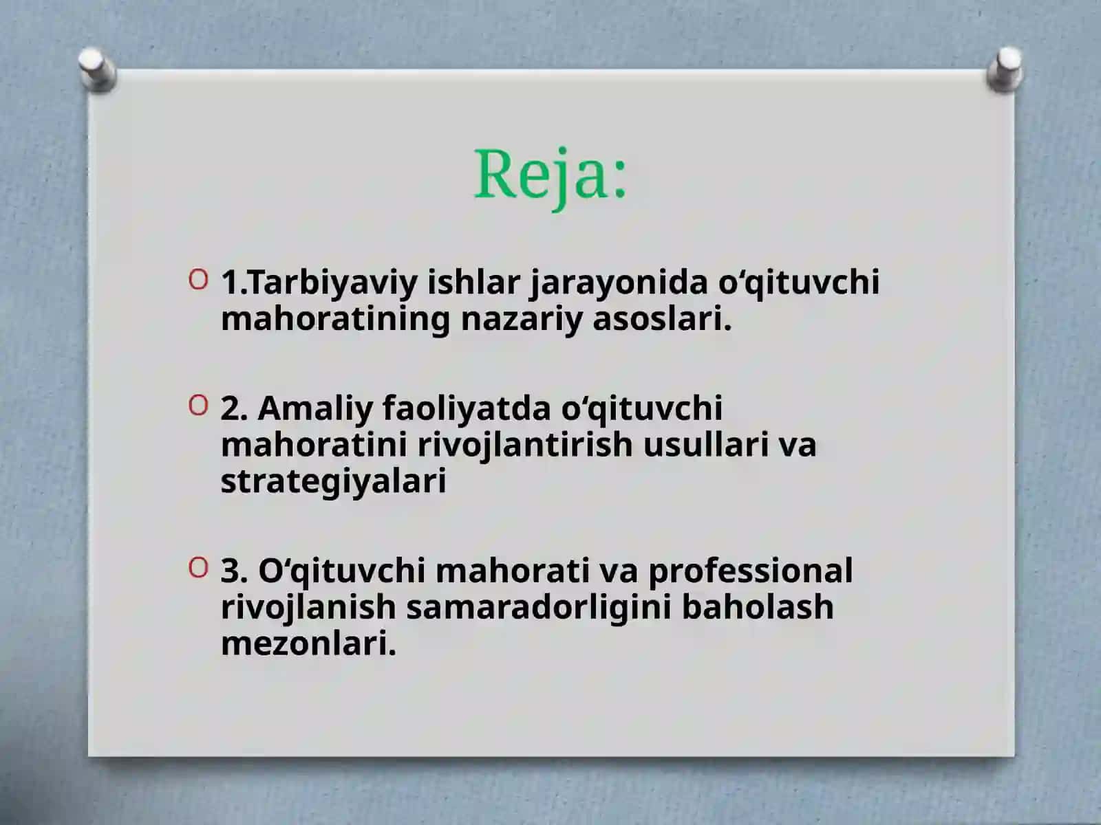 Tarbiyaviy ishlar jarayonida o‘qituvchi mahorati 2