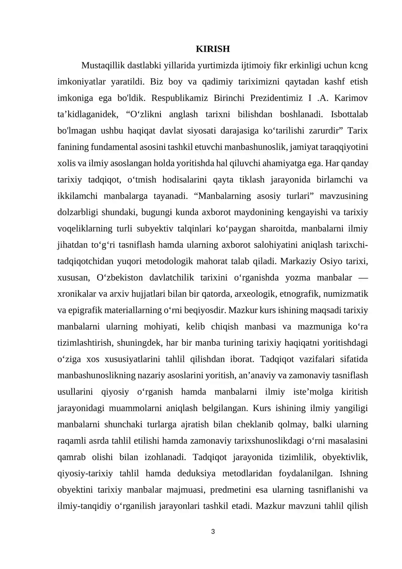 MANBALARNING ASOSIY TURLARI 2