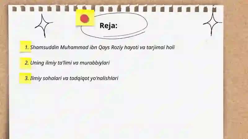 Shamsuddin Muhammad ibn Qays Roziy 2