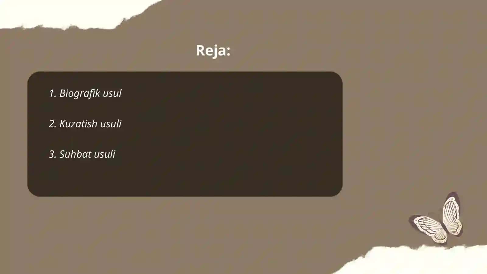 Shaxsni oʻrganish metodlari 2