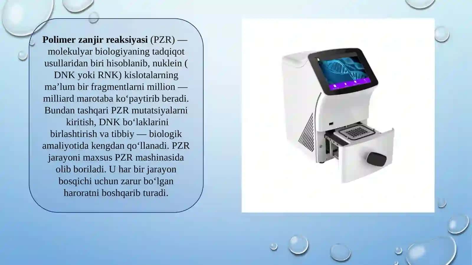 PZR(Polimerazazanjirreaksiyasi)-tashxis 2