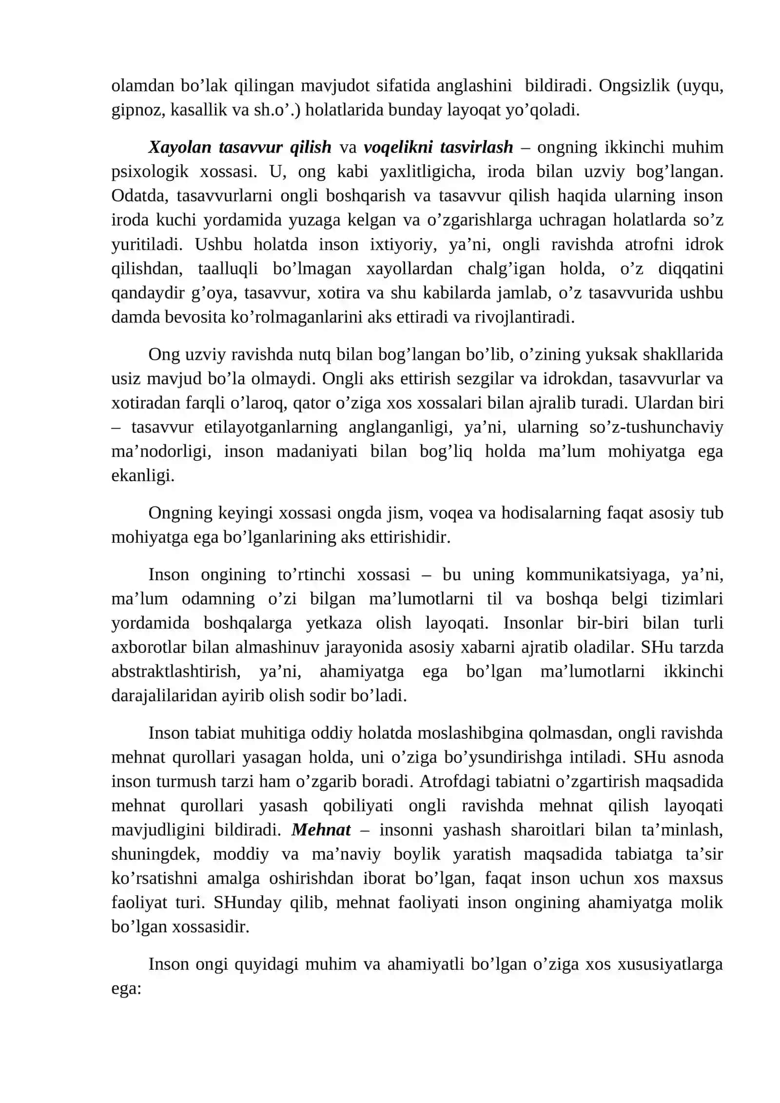 ONG TARAQQIYOTI VA ONGSIZLIK 2