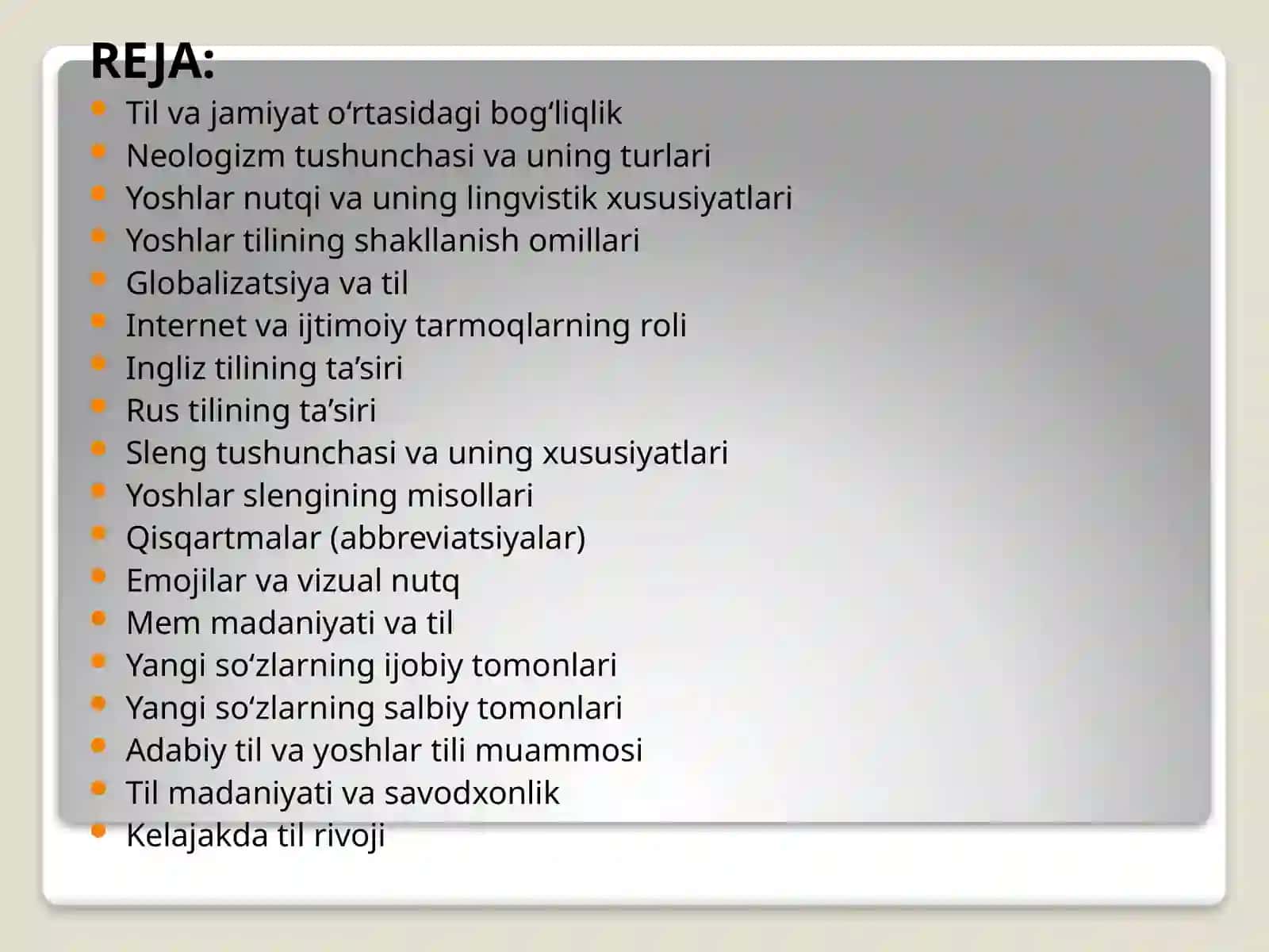 yoshlar nutqidagi yangi soʻzlar 2